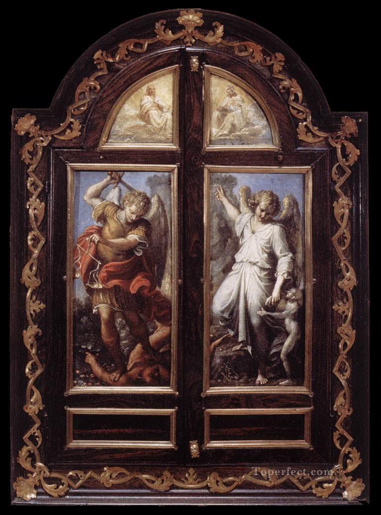 Triptych2 Baroque Annibale Carracci Oil Paintings